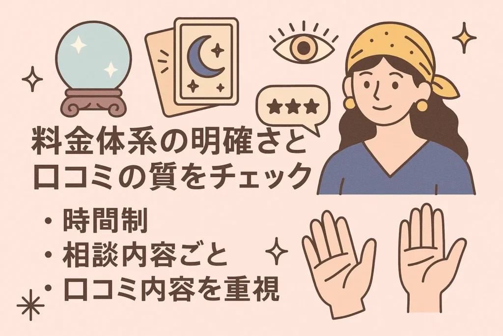 東京で安くて当たる占い師を選ぶ3つのポイント