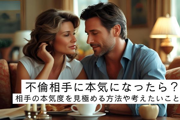 不倫相手に本気になったら？