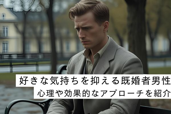 好きな気持を抑えようとする既婚者男性