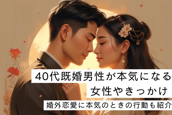 40代既婚男性が本気になる女性やきっかけ